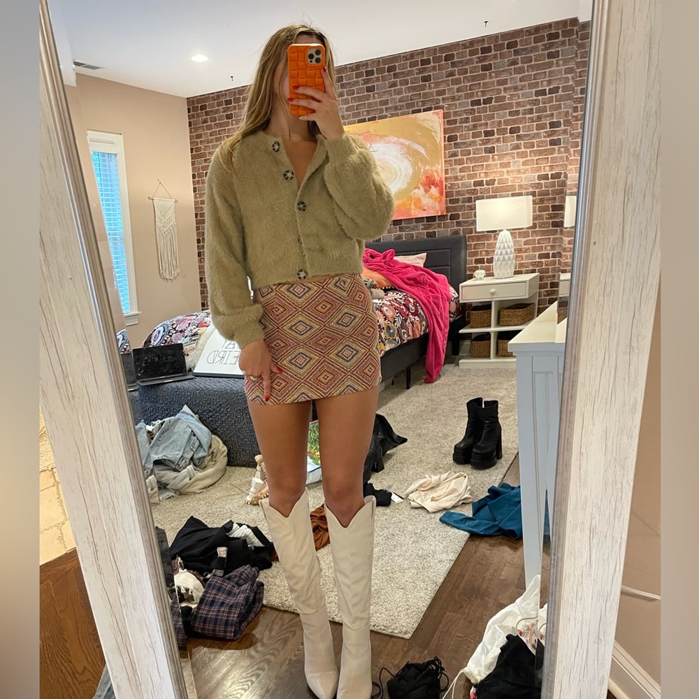 Cool Skirt and cozy sweater sold together!